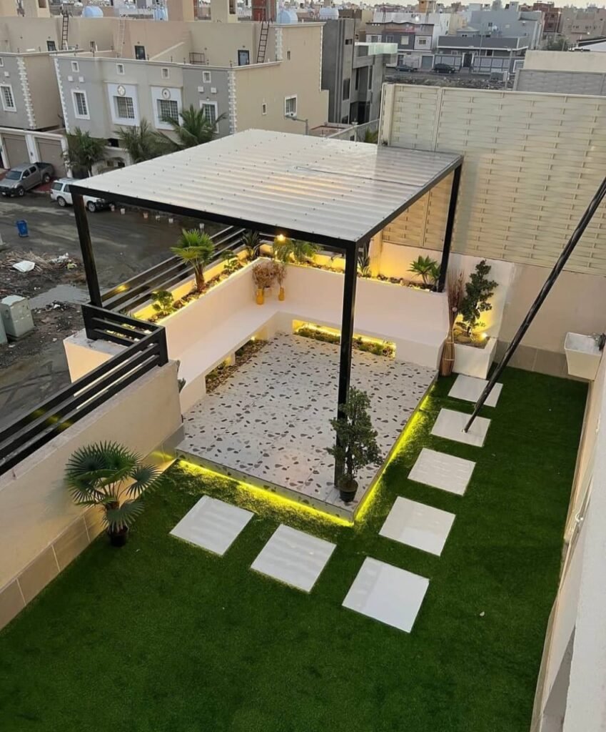 صور مظلات وتصميم حدائق 2024